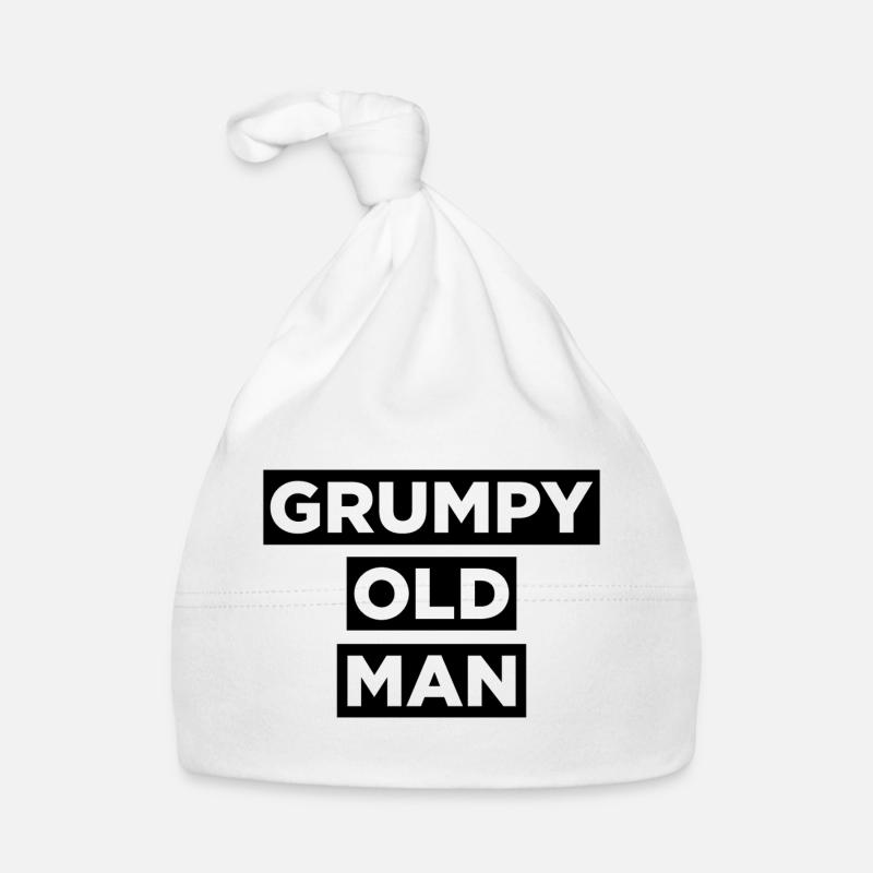 Grumpy Old Man Organic Baby Cap