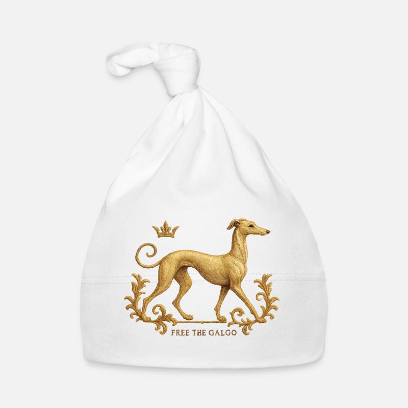 Libérez le Galgo - Broderie n°01 Bonnet bio Bébé