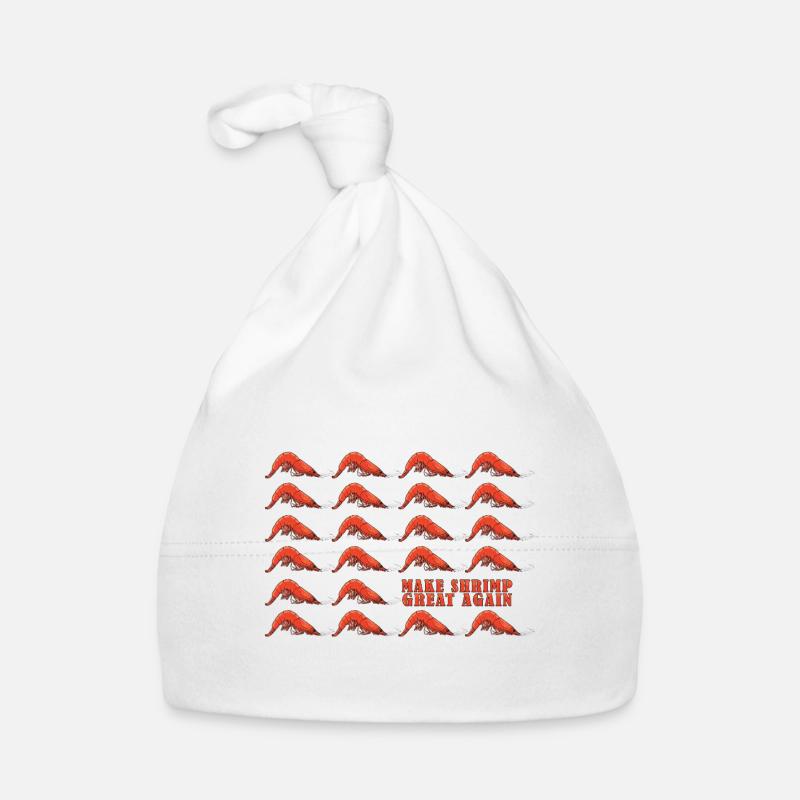 Make Shrimp Great Again Bonnet bio Bébé