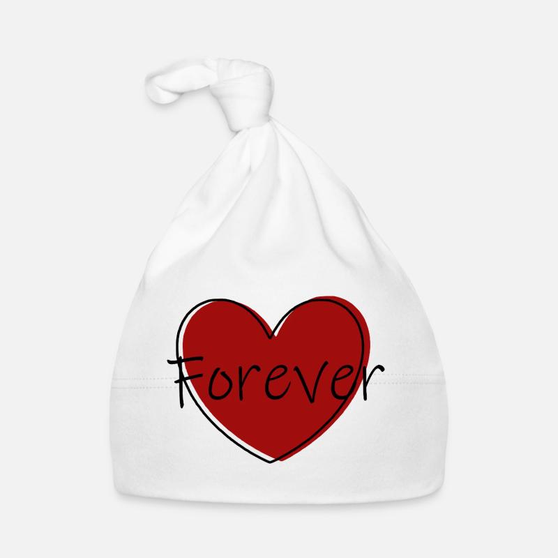 rotes herz rot Geschenk Valentinstag Baby Bio-Mütze