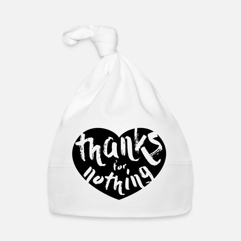 thanks for nothing Organic Baby Cap