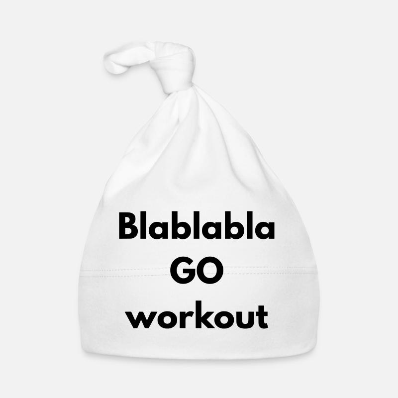 BLABLABLA Go Workout - Baby Bio-Mütze - Weiß