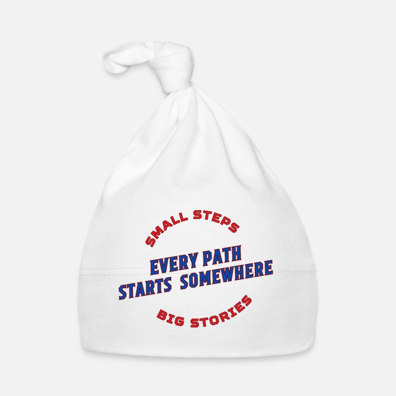 Every Path Starts Somewhere Baby Bio-Mütze