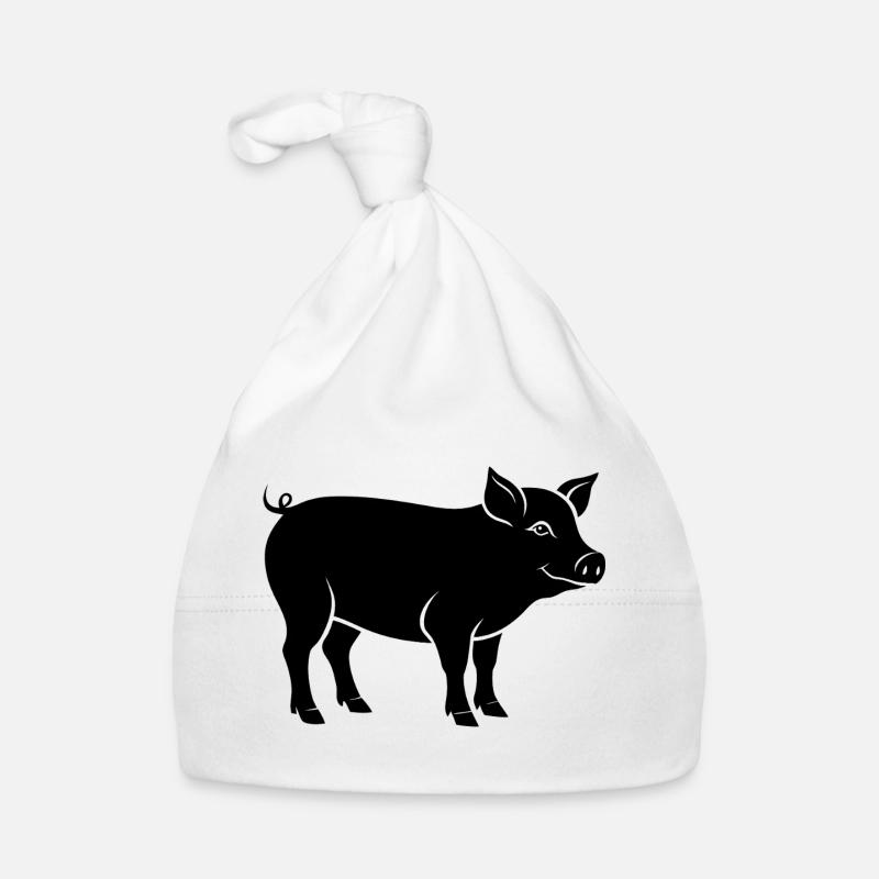 Schwein Baby Bio-Mütze