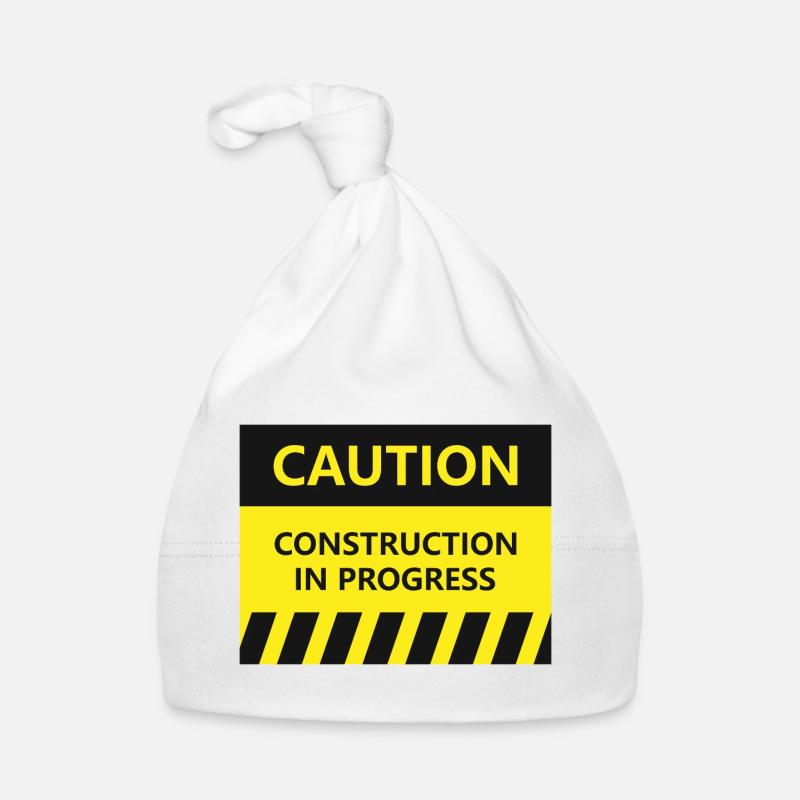 Caution Organic Baby Cap