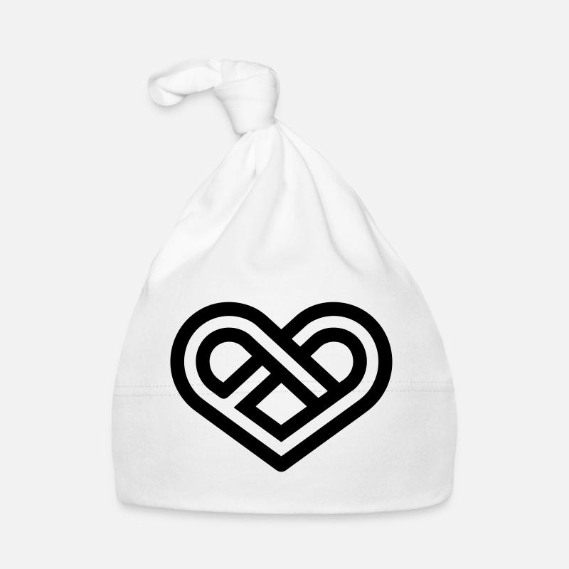 cœur infini Bonnet bio Bébé