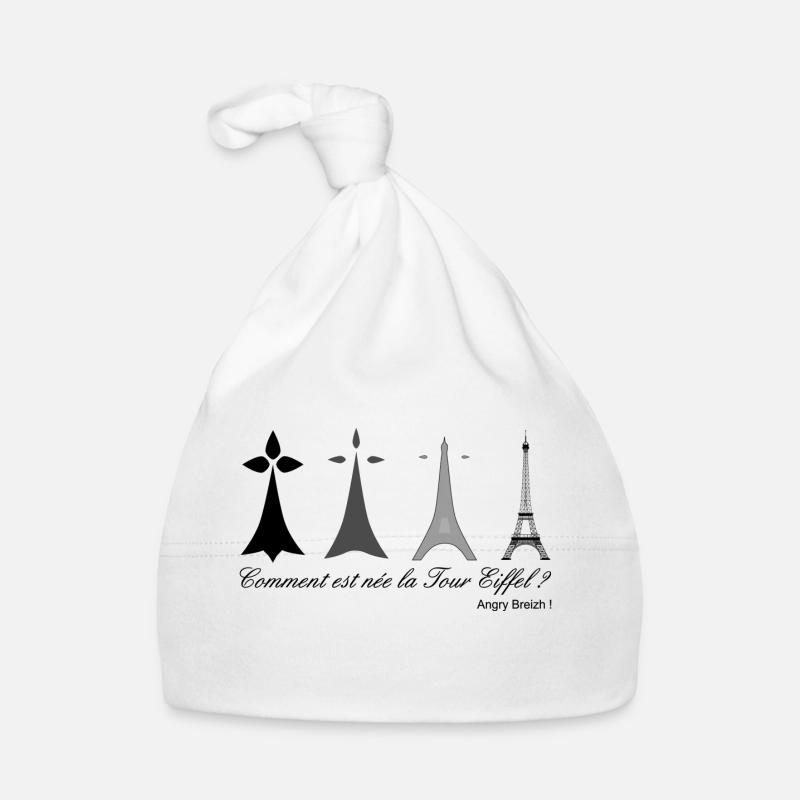 Comment est née la Tour Eiffel ? Bonnet bio Bébé