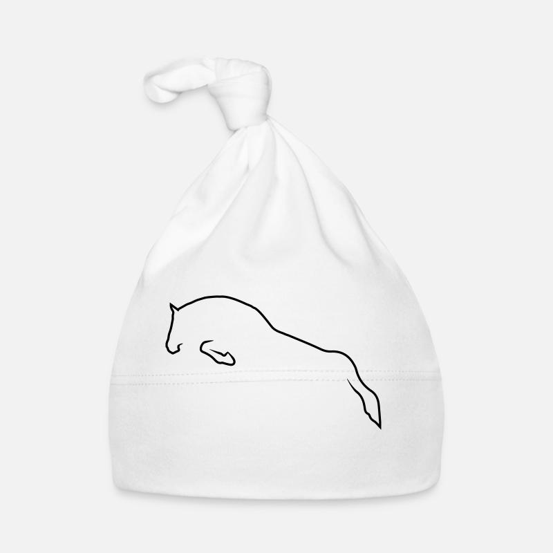 Springpferd Baby Bio-Mütze