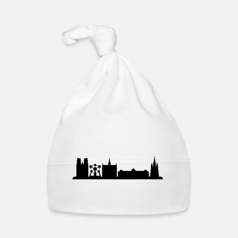 skyline brussels Organic Baby Cap