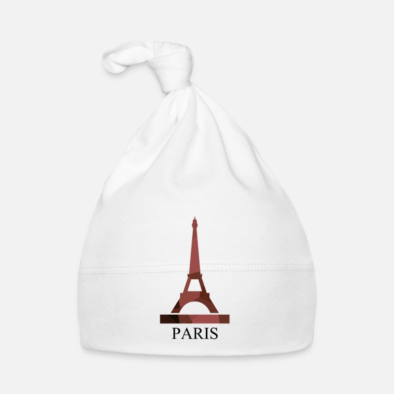 Eiffel Tower Organic Baby Cap
