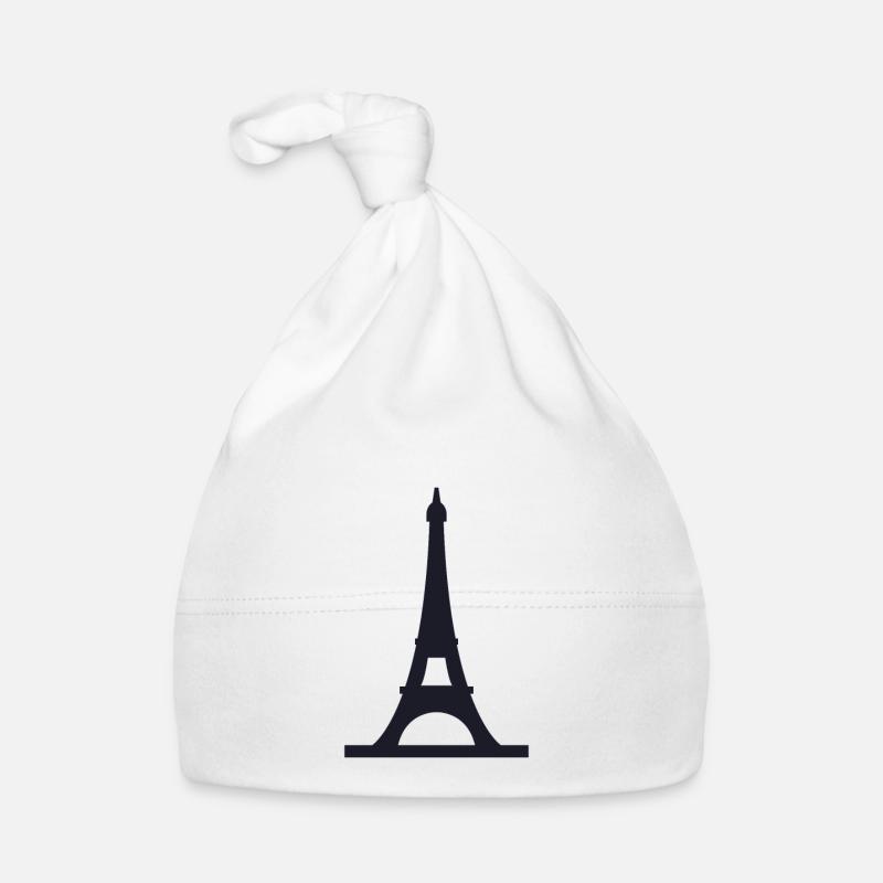 Eiffel Tower Organic Baby Cap
