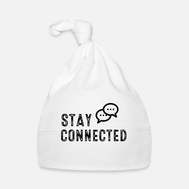 Stay connected! Organic Baby Cap