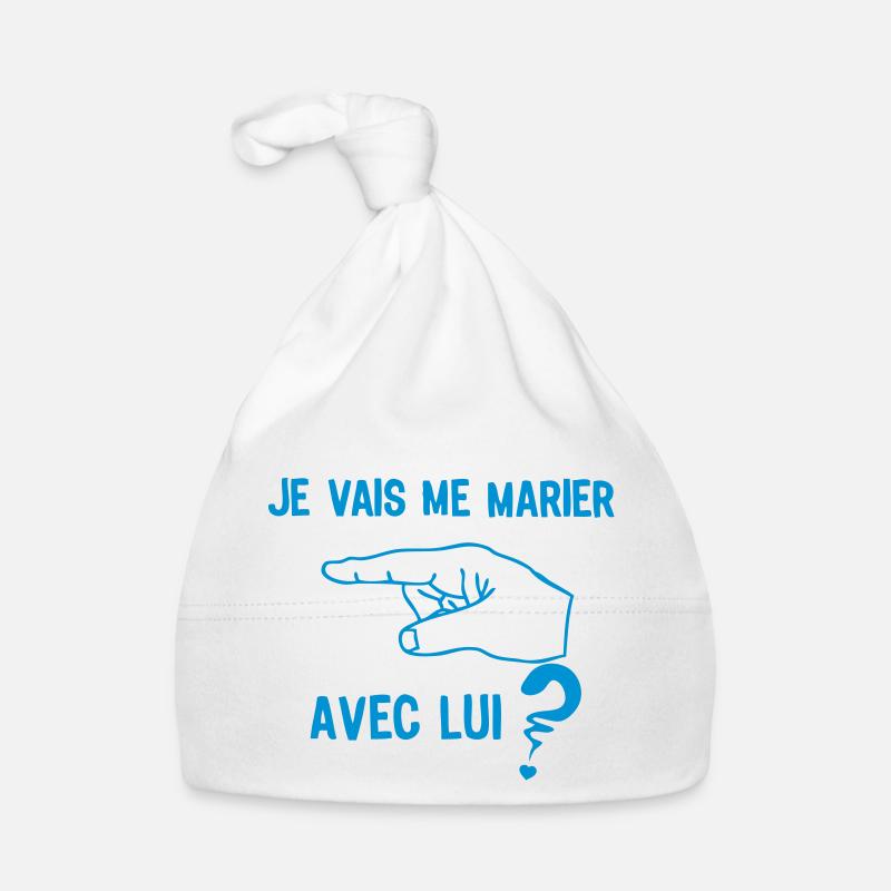 marier avec lui doigt pointe interrogati Bonnet bio Bébé