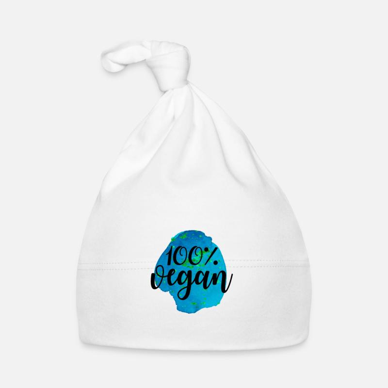 Idée de cadeau de végétarien végétarien Bonnet bio Bébé