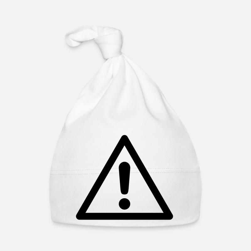 Symbole de danger - Danger général Bonnet bio Bébé