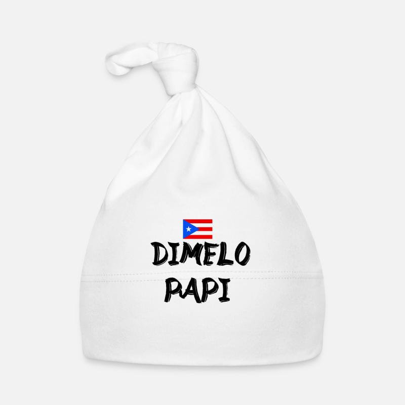 Dimelo Papi Latino - Bonnet bio Bébé - blanc