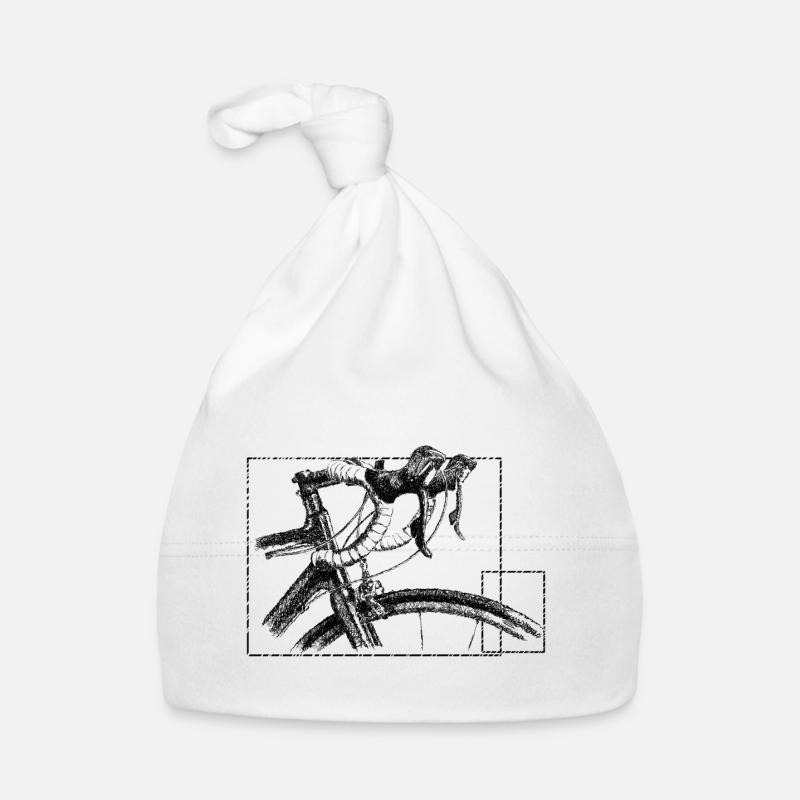 Racing bicycle - Bonnet bio Bébé - blanc