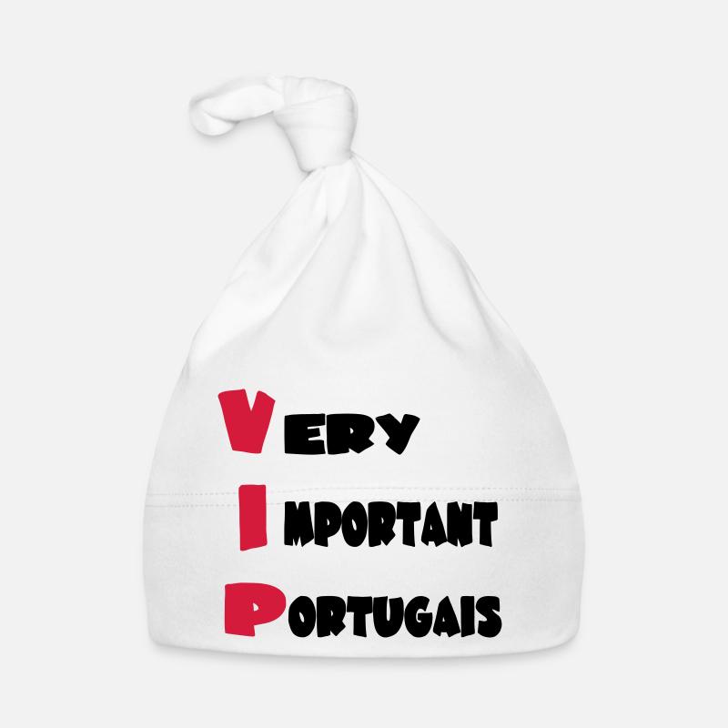 Very important _portugais - Bonnet bio Bébé - blanc