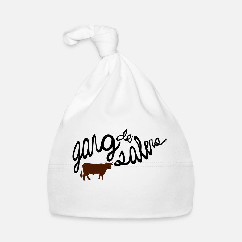 Gang de salers - Bonnet bio Bébé - blanc