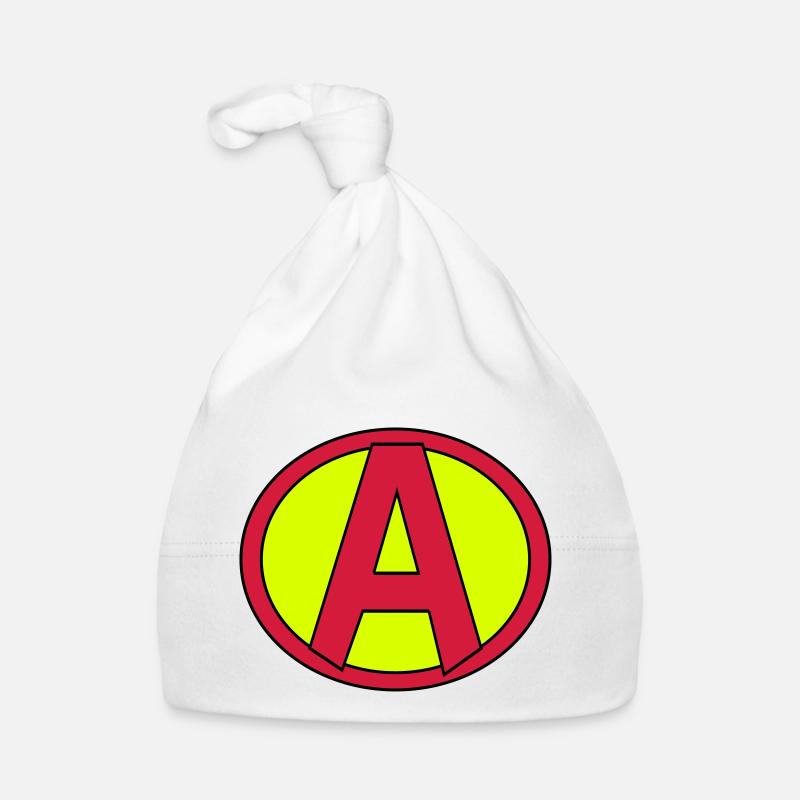 Super, Superheld, Superheldin, Hero, A Organic Baby Cap