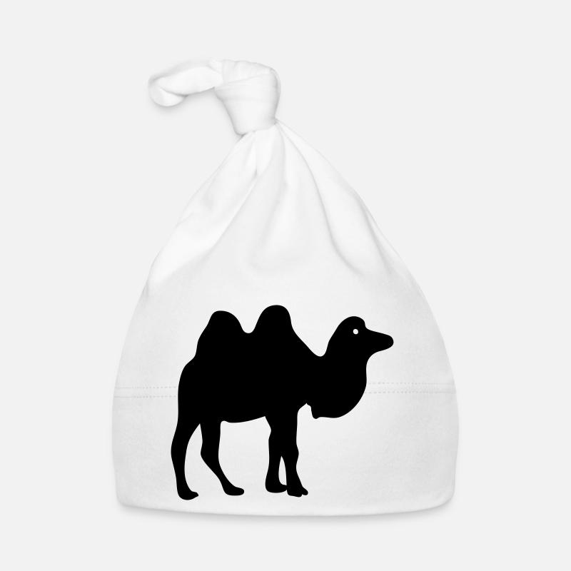 Kamel - Baby Bio-Mütze - Weiß