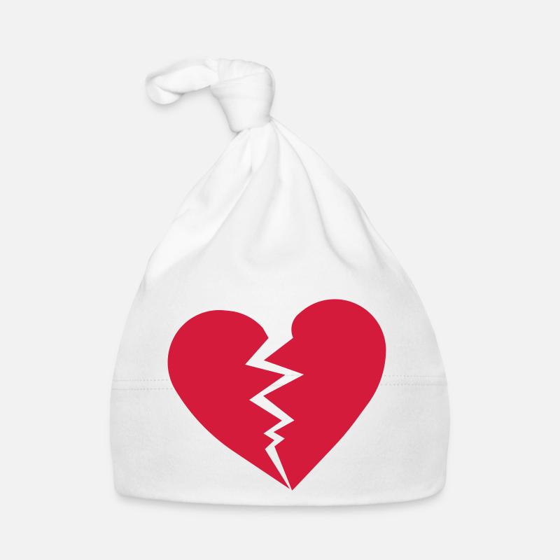 Zerbrochenes Herz Baby Bio-Mütze