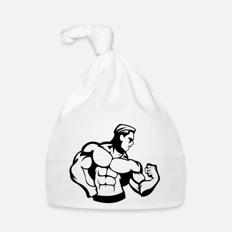 bodybuilder_01 Bonnet bio Bébé