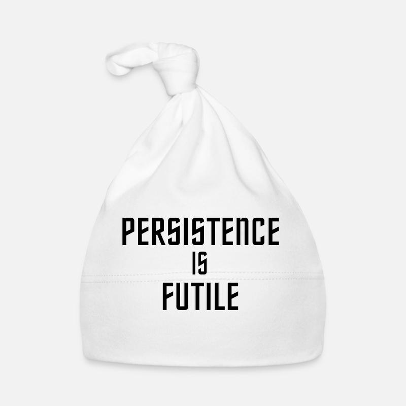 Persistence is Futile Organic Baby Cap