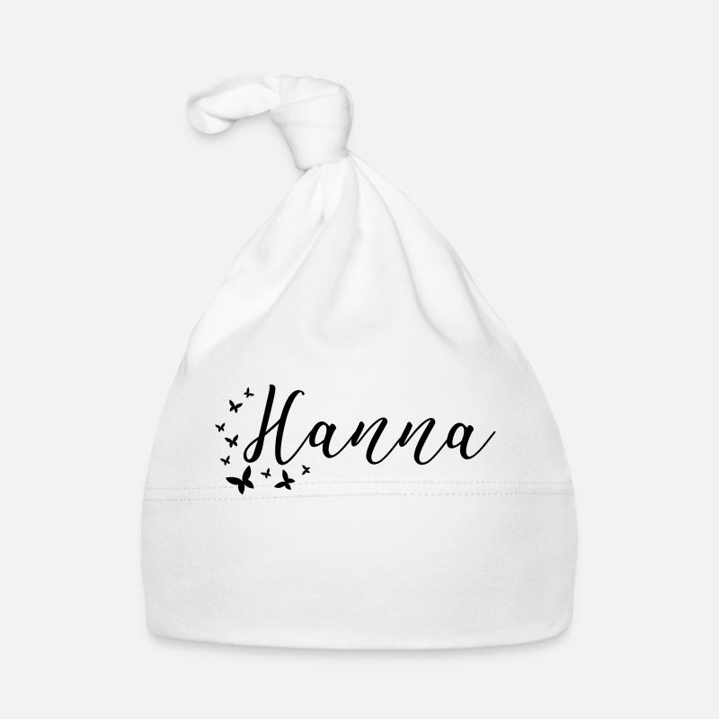 Hanna Name Vorname Mädchenname Baby Bio-Mütze
