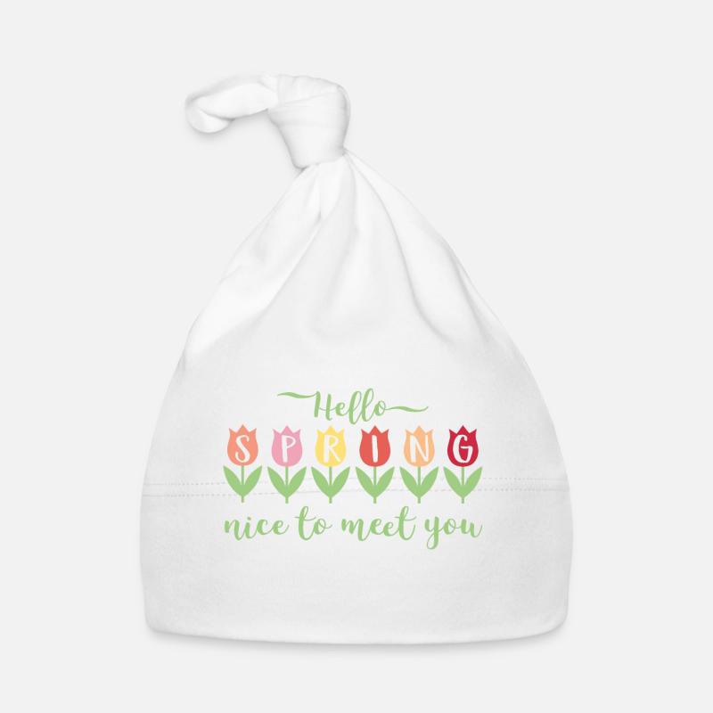 Hello Spring Baby Bio-Mütze