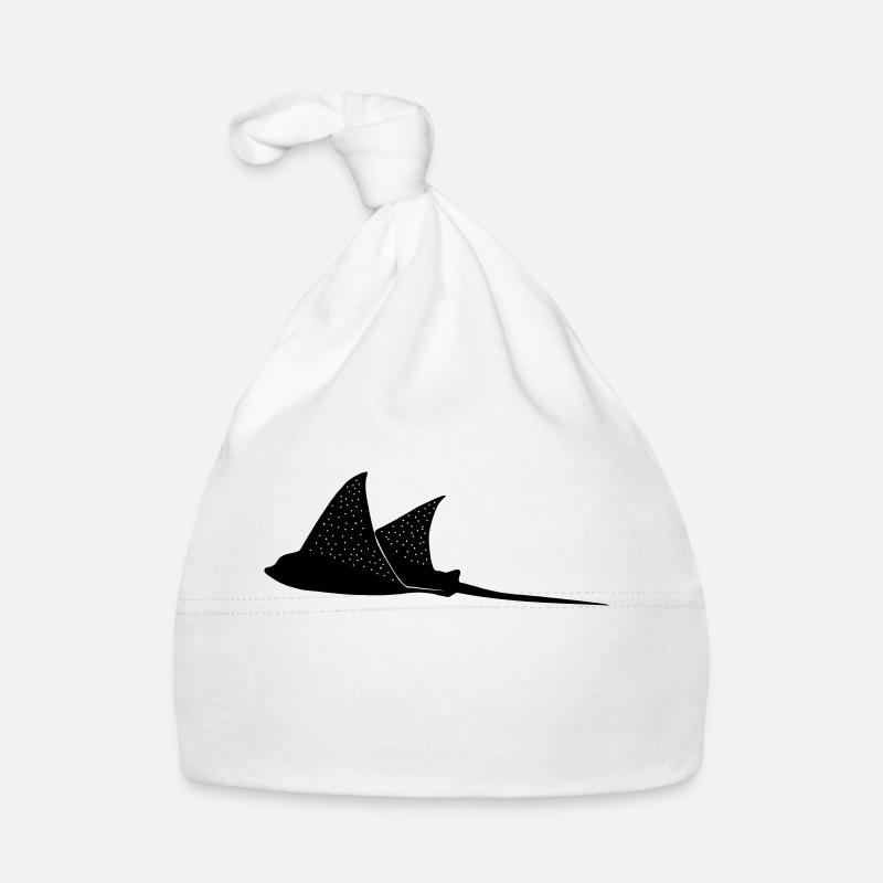 Eagle rays in flight mode Organic Baby Cap