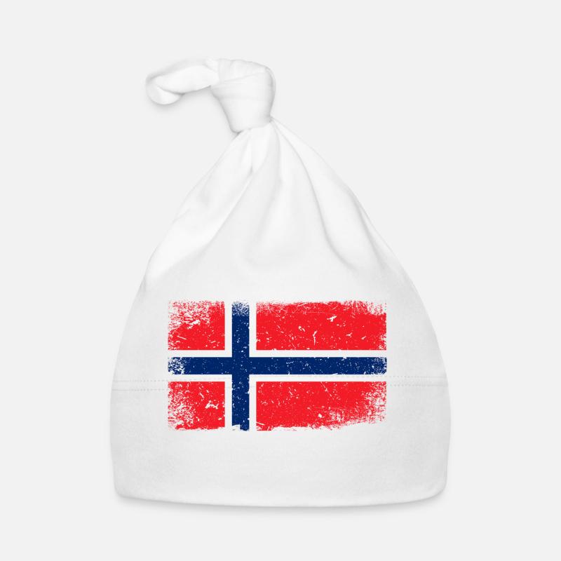 Norway Flag Organic Baby Cap