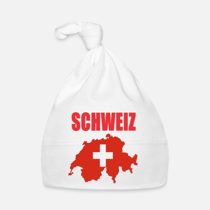 Schweiz Design Baby Bio-Mütze