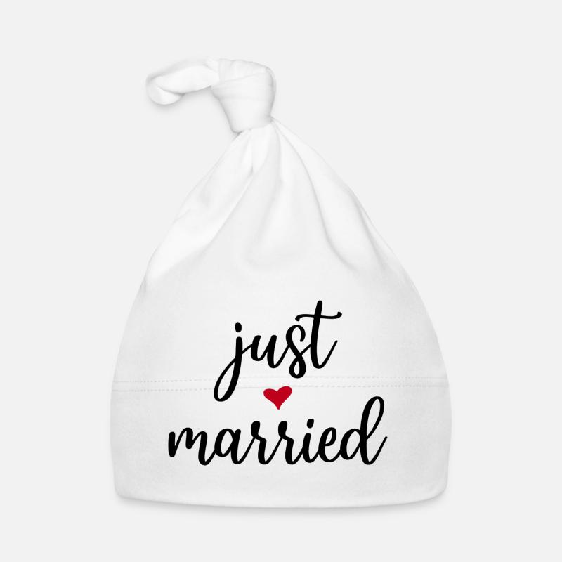 Just Married Idée cadeau Bonnet bio Bébé