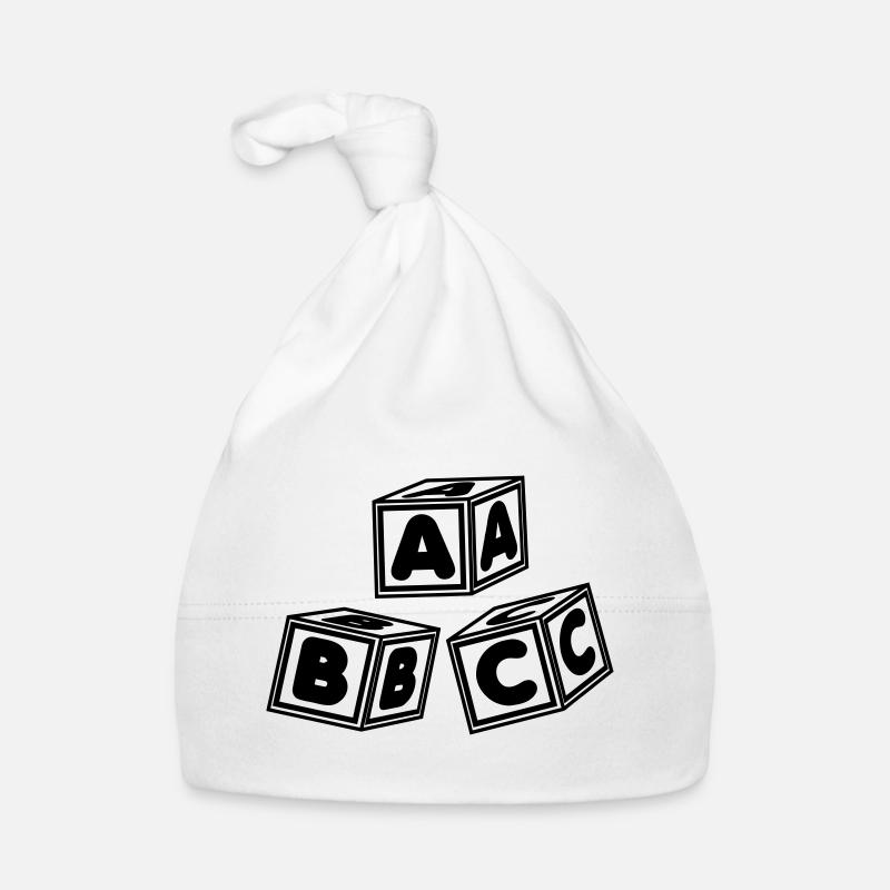 ABC blocks Organic Baby Cap