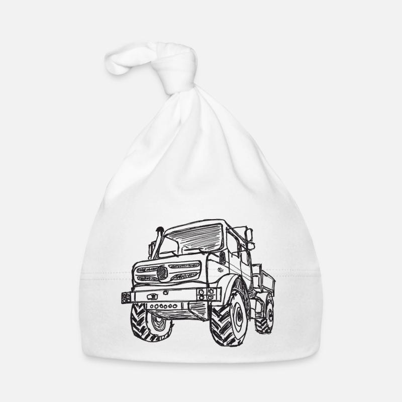 Unimog - Oldtimer - Offroad - Universal motor device Organic Baby Cap