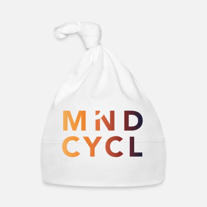 MindCycl Logo Rechteck Colour Gradient Baby Bio-Mütze