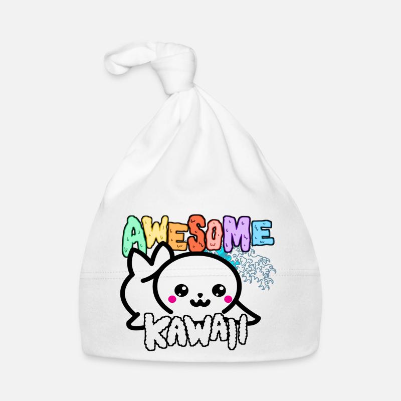 Robbe - Kawaii Baby Bio-Mütze