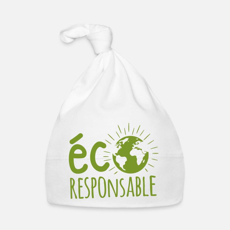 éco-responsable, protection de l'environnement Bonnet bio Bébé