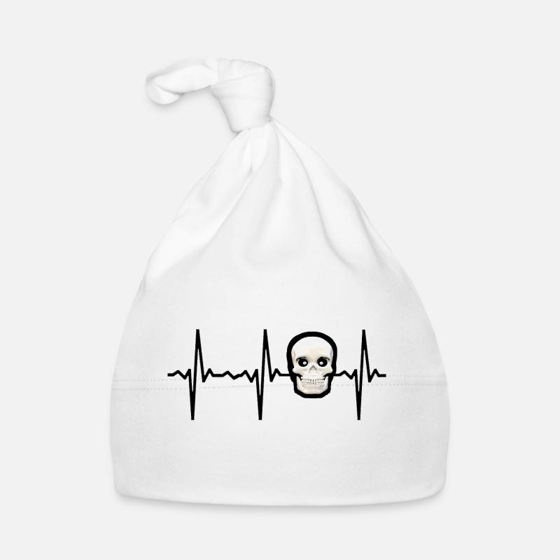 Skull Skeleton Skeleton Body Pulse Pulse Organic Baby Cap