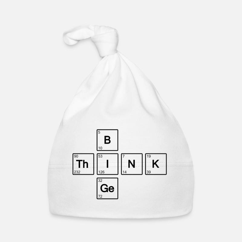 Think Big (Blanc) - Bonnet bio Bébé - blanc