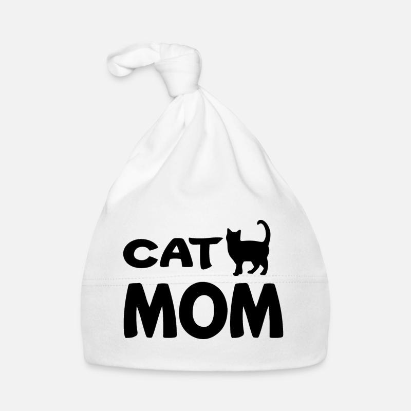 Cat Mom Organic Baby Cap