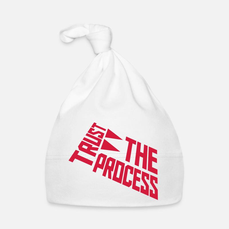 trust the process Quote Organic Baby Cap