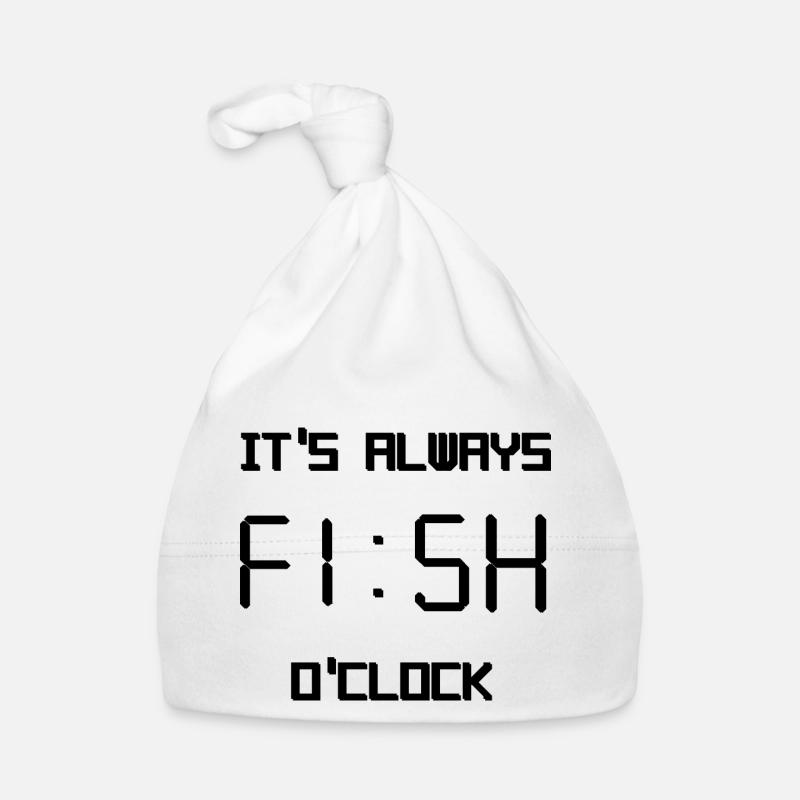 it's always fish o'clock Bonnet bio Bébé