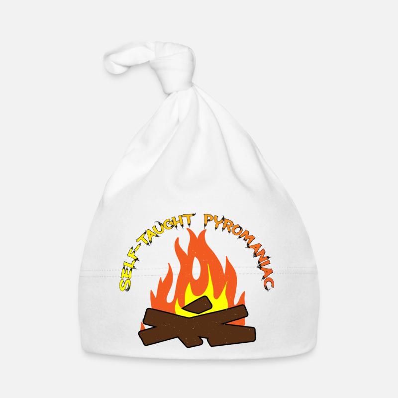 Self-Taught Pyromaniac 8 Organic Baby Cap