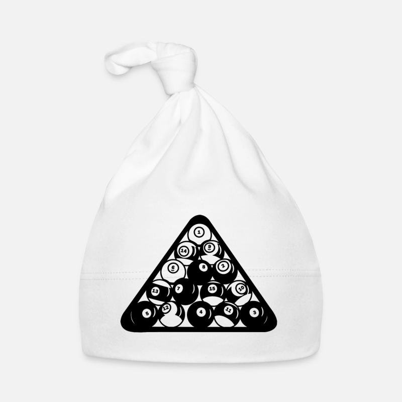 Triangle de billard Bonnet bio Bébé