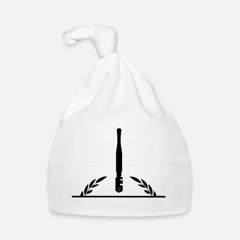 Logo vitrier transparent avec coupe-verre Bonnet bio Bébé
