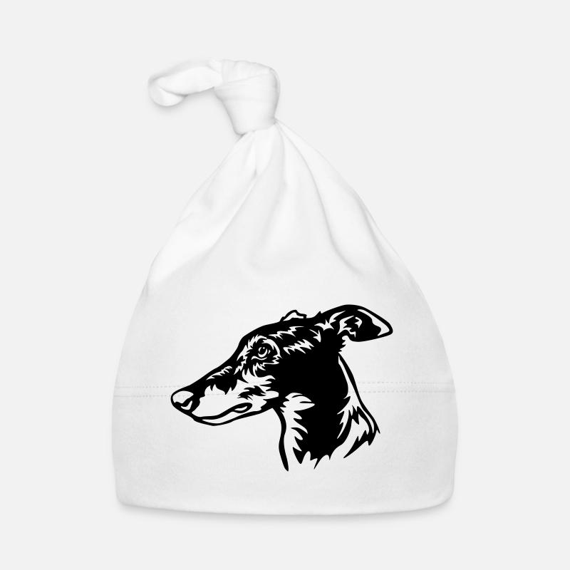 Greyhound Kopf Baby Bio-Mütze