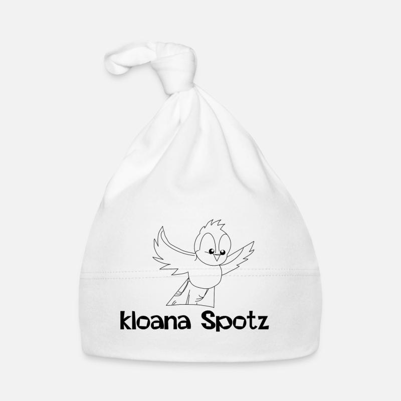 kloana Spotz-kleiner Spatz,Austrian dialect Organic Baby Cap