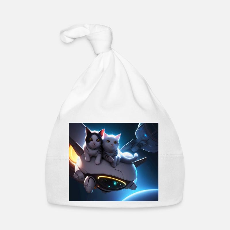 Les chats dans l’espace Bonnet bio Bébé